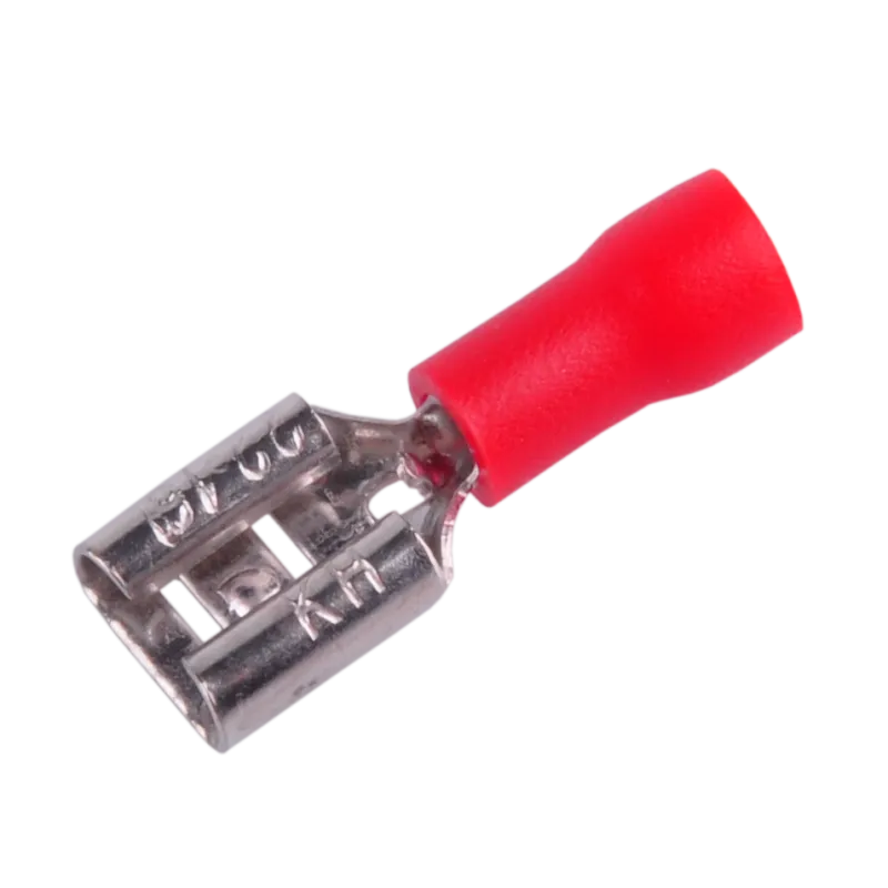 Konektor F-1-P żeński izolowany czerwony KF43 Konektor F-1-P żeński izolowany czerwony KF43