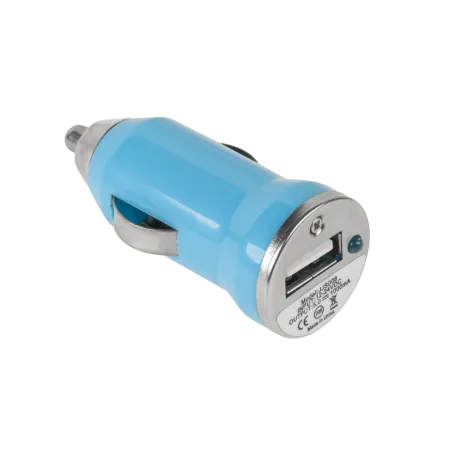 Ładowarka samochodowa M-Life USB 1000 mA niebieska