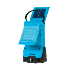 Lampa kempingowa z ładowarką sieciową i samochodową
