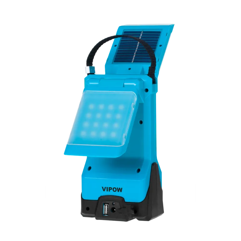 Lampa kempingowa z ładowarką sieciową i samochodową Lampa kempingowa z ładowarką sieciową i samochodową