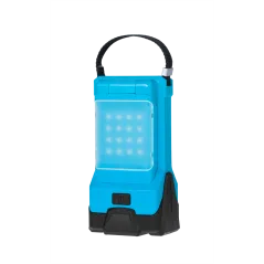 Lampa kempingowa z ładowarką sieciową i samochodową