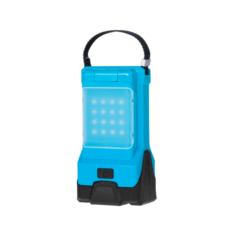 Lampa kempingowa z ładowarką sieciową i samochodową