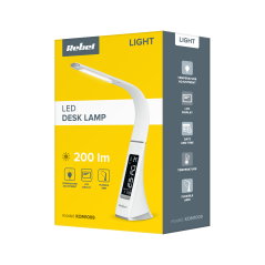 Lampa Led na biurko z wyświetlaczem (temperatura, czas)