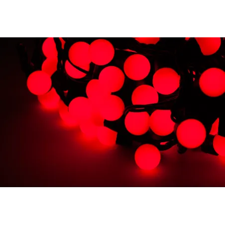 Lampki choinkowe LED, kolor czerwony (20 m)