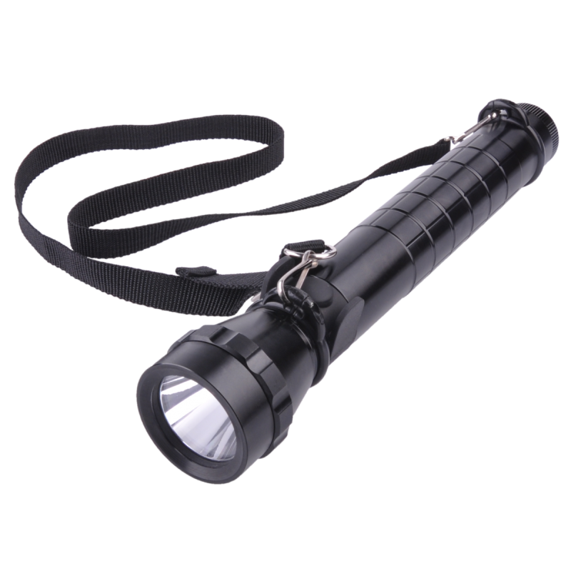 Latarka ręczna VIPOW aluminiowa długa (31cm), 3W CREE