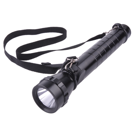 Latarka ręczna VIPOW aluminiowa długa (31cm), 3W CREE