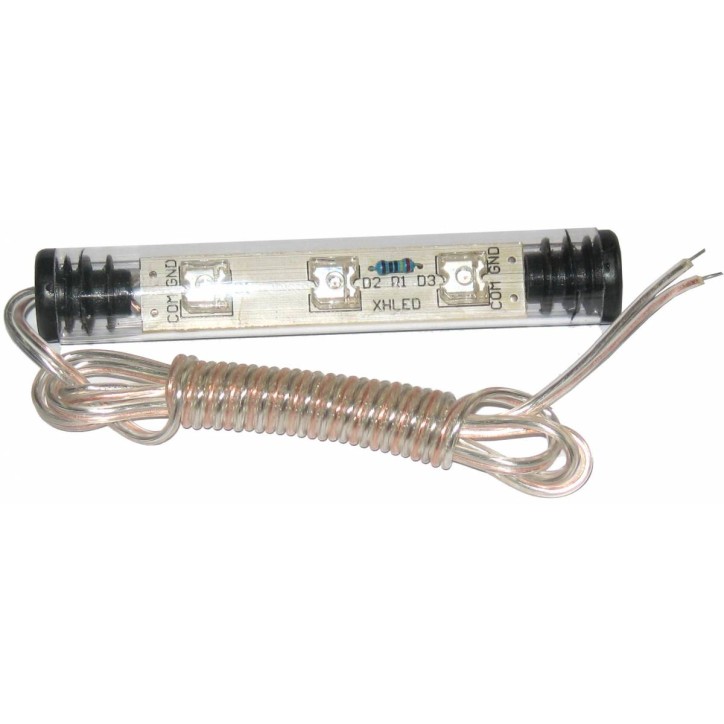 Neon LED FLUX 9cm CZERWONY 12V