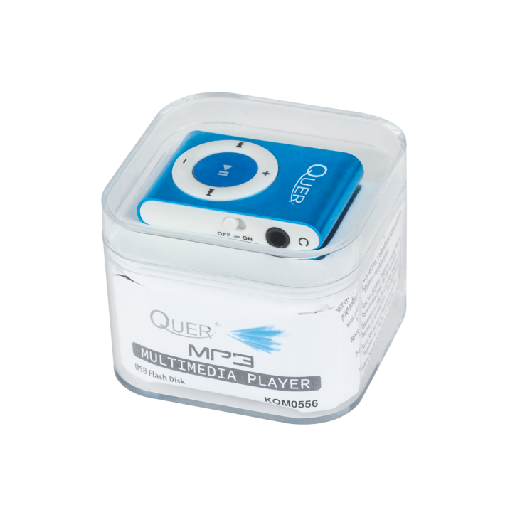 Odtwarzacz MP3 Quer (niebieski)
