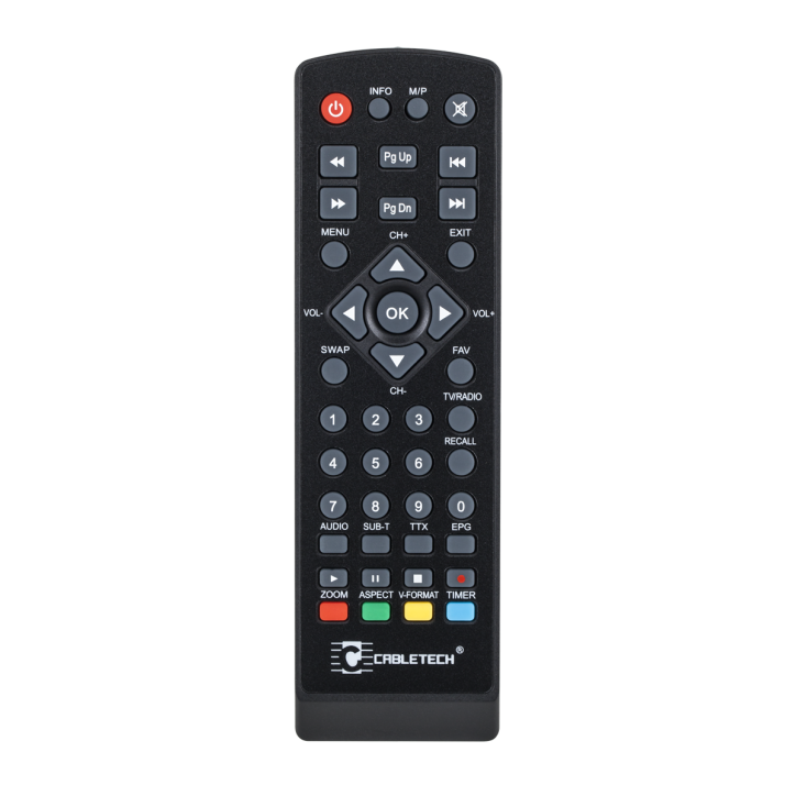 Pilot do tunerów DVB-T URZ0319 Cabletech Pilot do tunerów DVB-T URZ0319 Cabletech