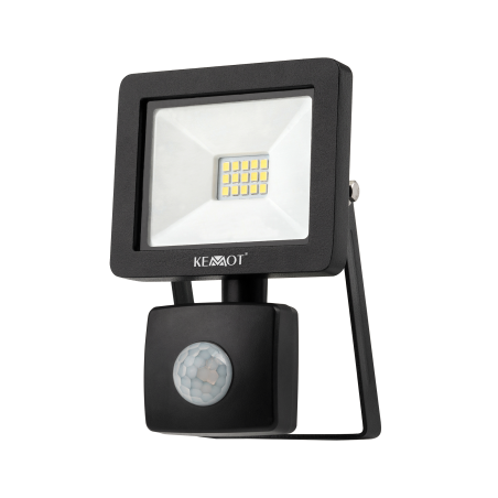 Reflektor LED 10W z sensorem zmierzchu 4000K