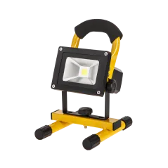 Reflektor przenośny LED 10W z ładowarką sieciową i samochodową