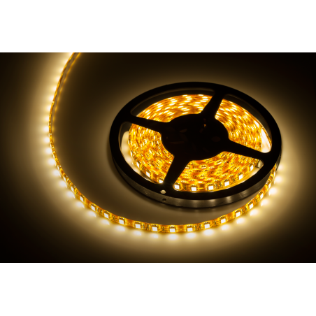 Sznur diodowy 5m ciepły biały, wodoodporny (300x 5050 SMD)