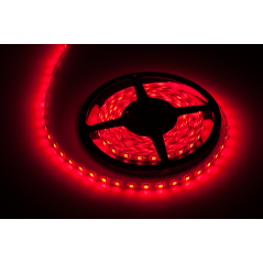 Sznur diodowy 5m czerwony, wodoodporny (300x 5050 SMD)
