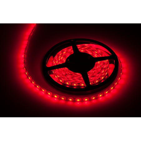 Sznur diodowy 5m czerwony, wodoodporny (300x 5050 SMD)
