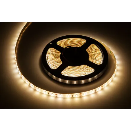 Sznur diodowy 5m Rebel, (300x5630 SMD) ciepły biały, wodoodporny, 12V