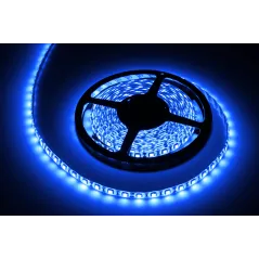 Sznur diodowy 5m, wodoodporny, niebieski (300x5050SMD)- białe PCB