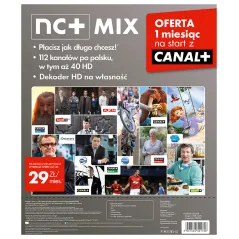 Usługa NC31 PLATINIUM z dekoderem 5800SX | Telewizja NC