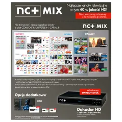 Usługa NC31 PLATINIUM z dekoderem 5800SX | Telewizja NC