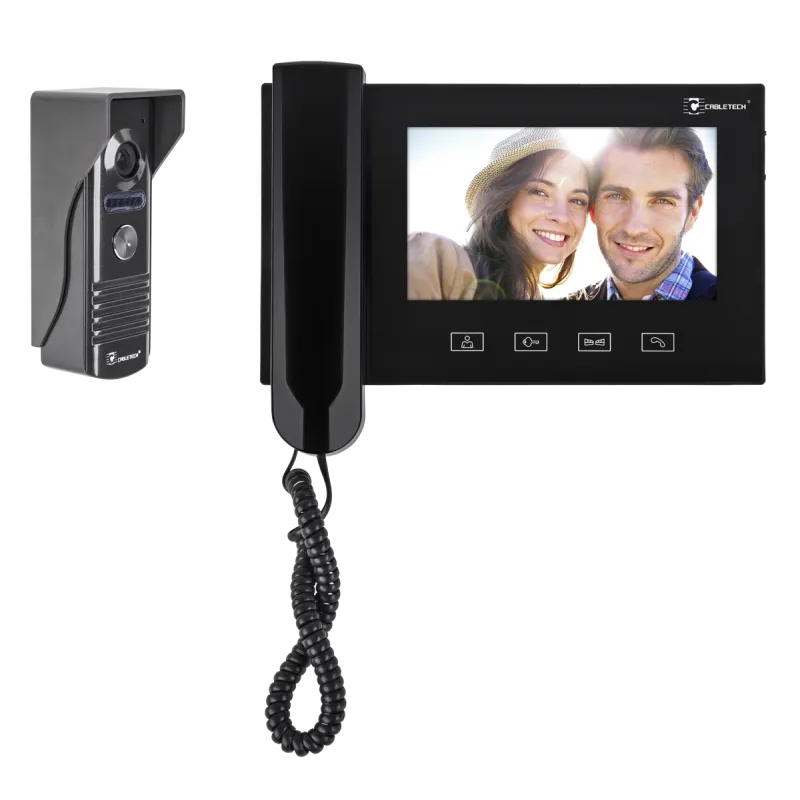 Videodomofon 7 cali ze słuchawką (kolorowy)
