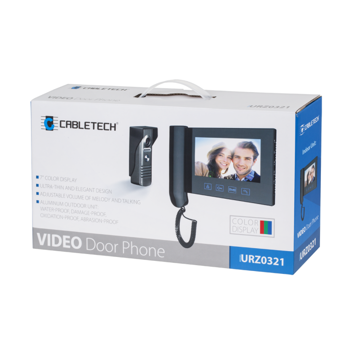Videodomofon 7 cali ze słuchawką (kolorowy) Videodomofon 7 cali ze słuchawką (kolorowy)