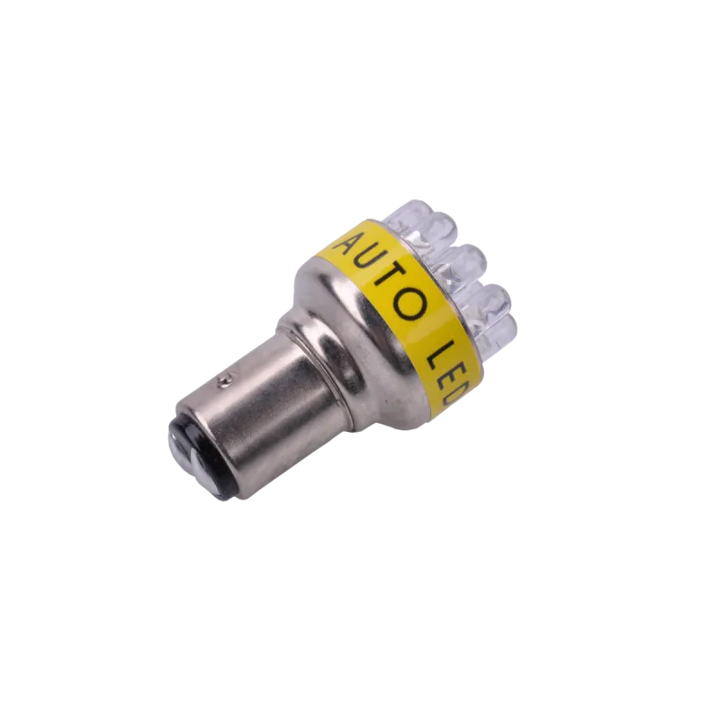 Żarówka samochodowa 12V S-25-12LED-1157 żółta