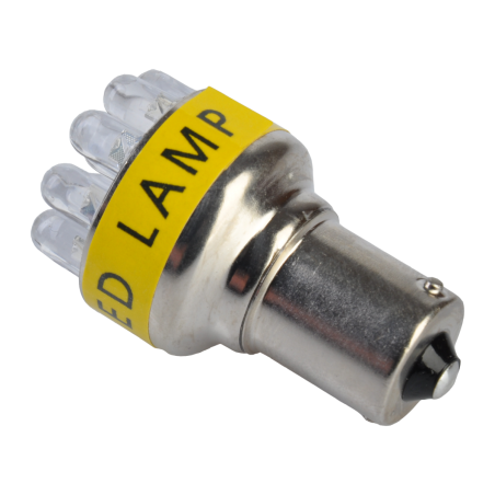 Żarówka samochodowa 12V S25-12LED-1156 żółta