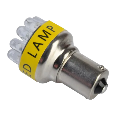 Żarówka samochodowa 12V S25-12LED-1156 żółta