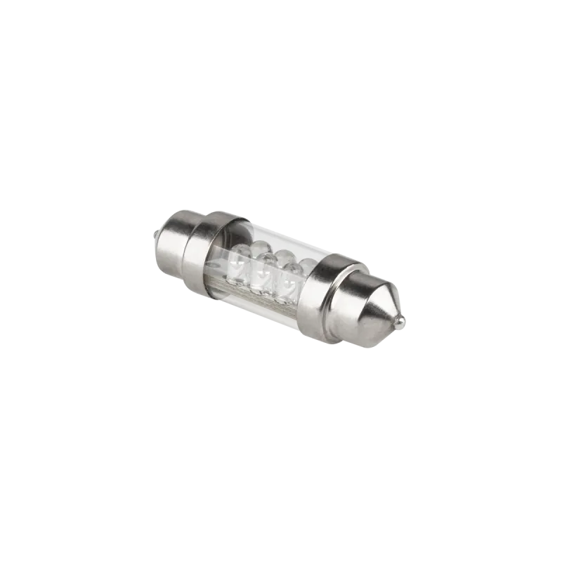 Żarówka samochodowa 1LED 2V 10*36-6LED Sv8,5 zielona Żarówka samochodowa 1LED 2V 10*36-6LED Sv8,5 zielona