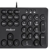 Zestaw klawiatura i mysz przewodowa Rebel WDS200