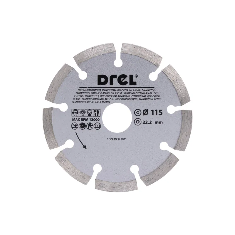 Tarcza diamentowa 115 mm x 22.2 mm, segmentowa