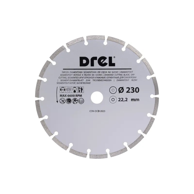 Tarcza diamentowa 230 x 22.2 mm, segmentowa Tarcza diamentowa 230 x 22.2 mm, segmentowa