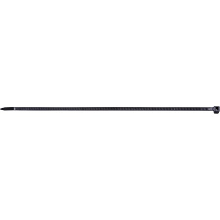 Opaski zaciskowe 4.8 x 300 mm nylonowe, czarne, 50 szt.