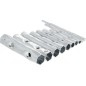 Zestaw kluczy rurowych 6-22 mm 8 szt.