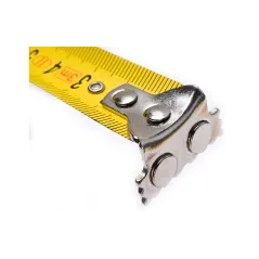 Miara zwijana stalowa 3 m, 19 mm, magnetyczny zaczep