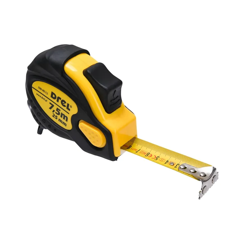 Miara zwijana stalowa 7.5 m, 25 mm, magnetyczny zaczep