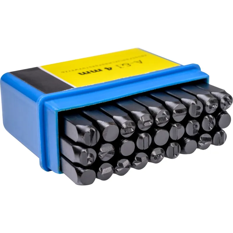 Numeratory literowe 4 mm, 27 szt.