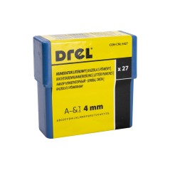 Numeratory literowe 4 mm, 27 szt.