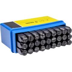 Numeratory literowe 5 mm, 27 szt.