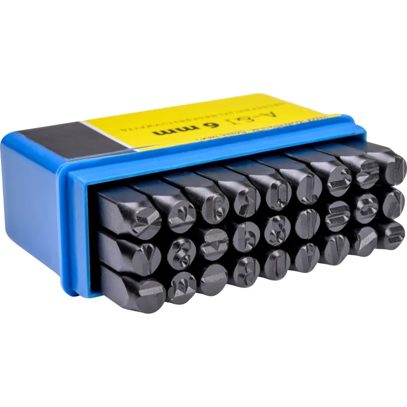 Numeratory literowe 6 mm, 27 szt.