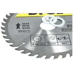 Tarcza do pilarki widiowa 180 x 30 mm, 40T