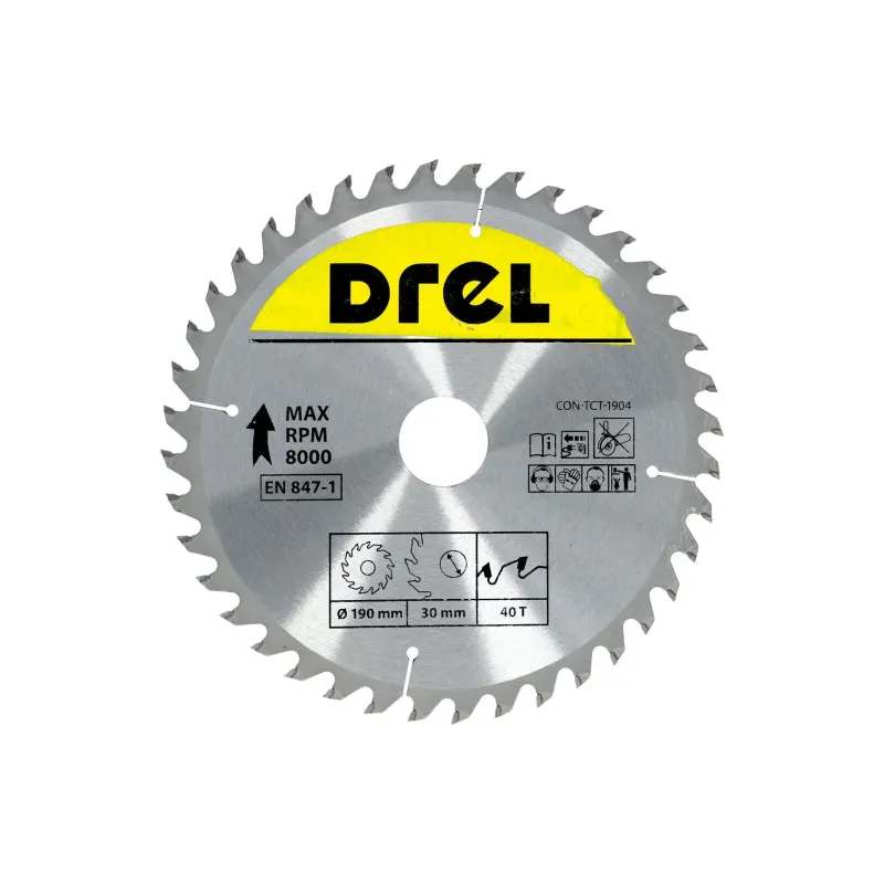 Tarcza do pilarki widiowa 190 x 30 mm, 40T Tarcza do pilarki widiowa 190 x 30 mm, 40T