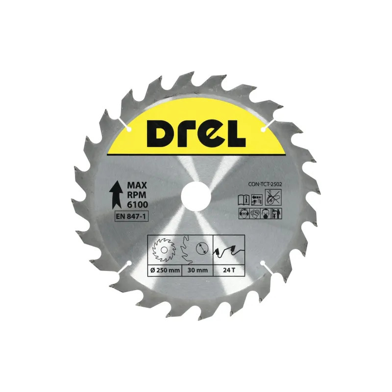 Tarcza do pilarki widiowa 250 x 30 mm, 24T Tarcza do pilarki widiowa 250 x 30 mm, 24T