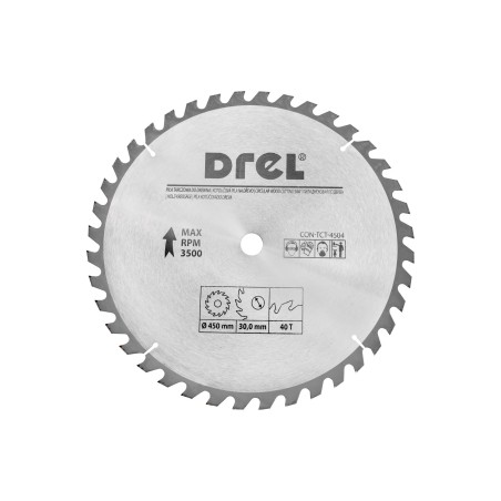 Tarcza do pilarki widiowa 450 x 30 mm, 40T