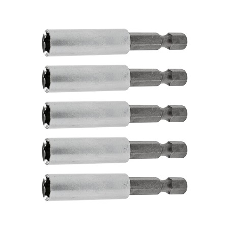 Uchwyty magnetyczne 1/4", 60 mm, 5 szt.