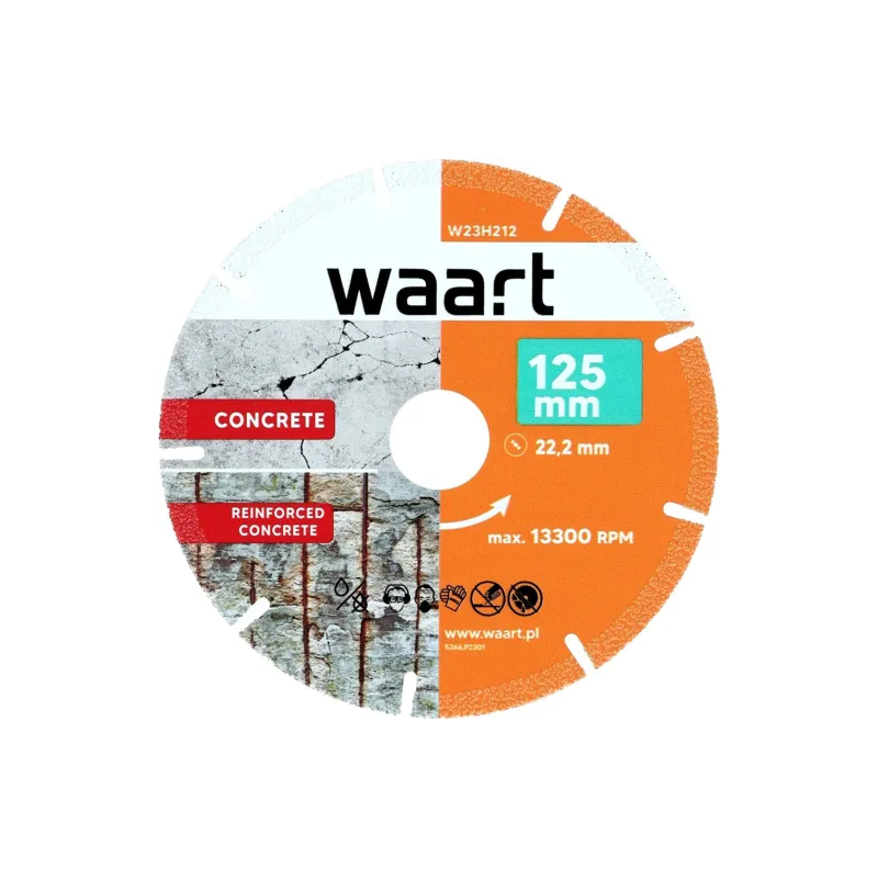 Tarcza z nasypem diamentowym 125 x 22.2 mm, do betonu Tarcza z nasypem diamentowym 125 x 22.2 mm, do betonu