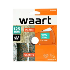 Tarcza z nasypem diamentowym 125 x 22.2 mm, do granitu, marmuru