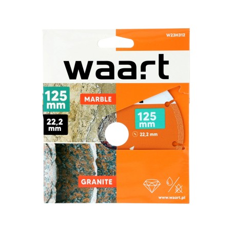 Tarcza z nasypem diamentowym 125 x 22.2 mm, do granitu, marmuru