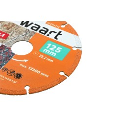 Tarcza z nasypem diamentowym 125 x 22.2 mm, do granitu, marmuru