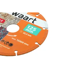 Tarcza z nasypem diamentowym 125 x 22.2 mm, do granitu, marmuru