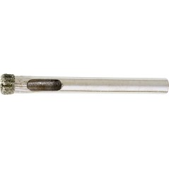 Otwornica z nasypem diamentowym 6 mm, diament galwanizowany